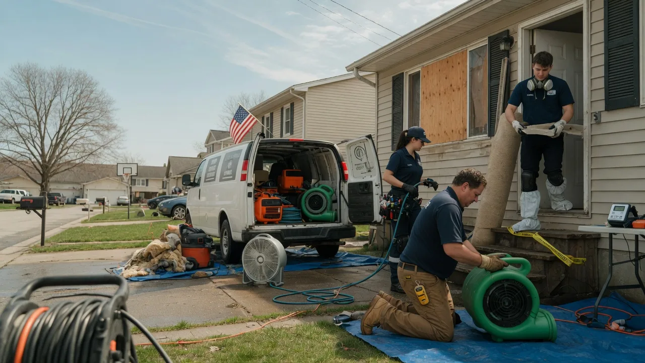 Water Damage Restoration in Greentown, OH near me